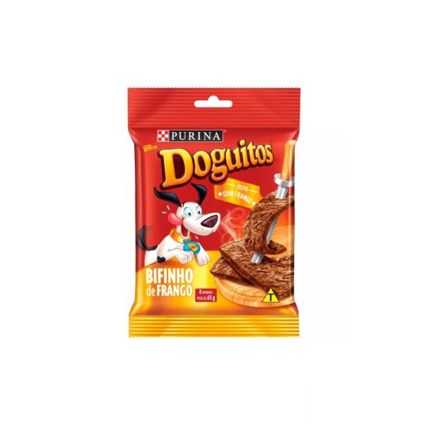 Bifinho de Frango Doguitos 65g Petisco p/ Cães Purina Nestle